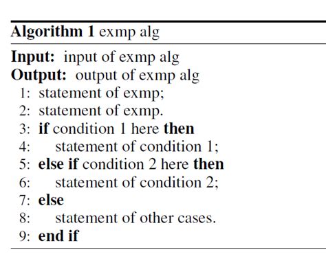 latex algorithmic